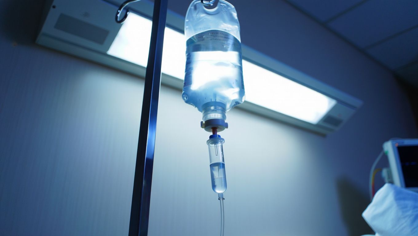 Капельница с лекарством